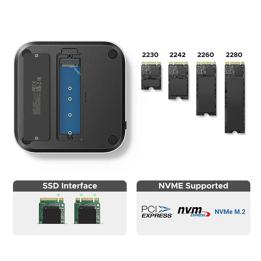 Multifunkcionalni hub GREEN CM841 (65487) za Apple Mac Mini M4, Crni