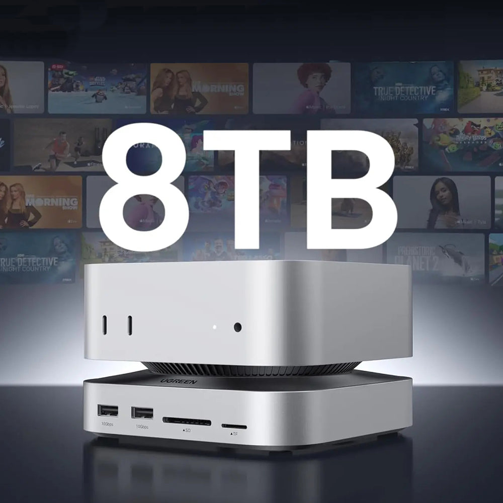 Multifunkcionalni hub GREEN CM841 (65487) za Apple Mac Mini M4, Crni