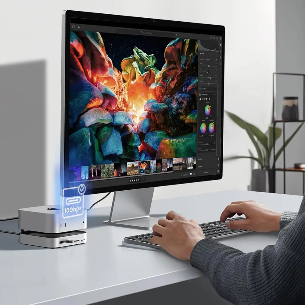 Multifunkcionalni hub GREEN CM841 (65487) za Apple Mac Mini M4, Crni