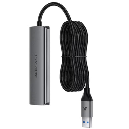 Hub USB Acefast J17, 4u1, Sivi