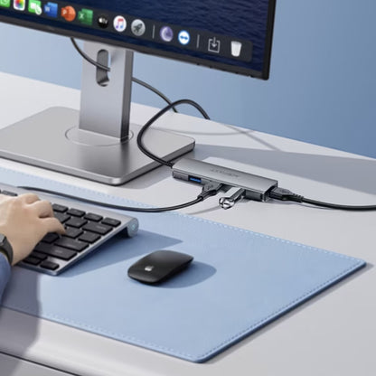Hub USB Acefast J17, 4u1, Sivi