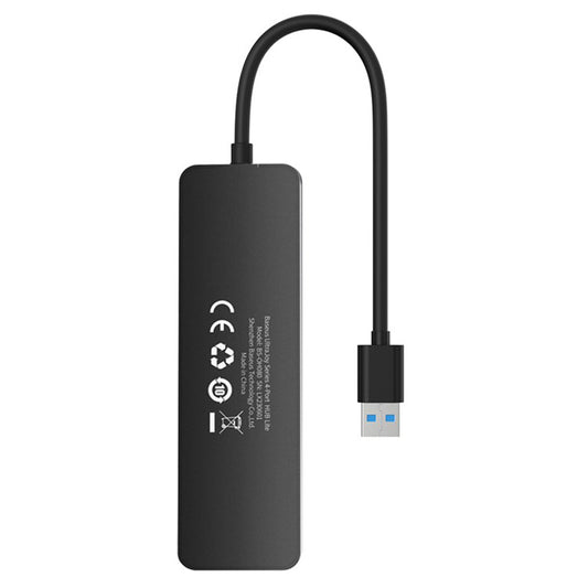 Baseus UltraJoy USB Hub, 4 x USB-A 3.0, 0.15m, Black B0005280B111-00 