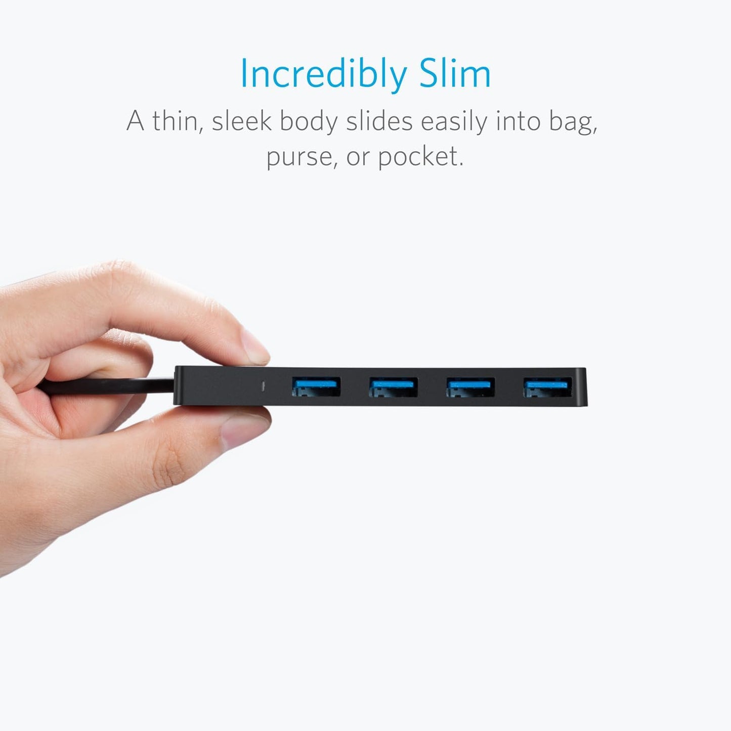 Anker USB-C Hub, 4 x USB-A 3.0, Black A8309G11 