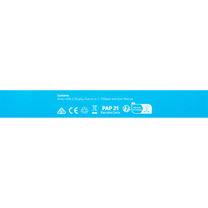 USB-C Hub Anker, 4 x USB-C, Crni A8340GA1