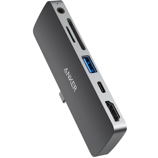 USB-C Hub Anker PowerExpand Direct za Apple iPad Pro 11 / Pro 12.9, 1 x USB-A - 1 x USB-C - 1 x HDMI - 1 x Jack 3.5mm - 1 x SD - 1 x microSD, Sivi