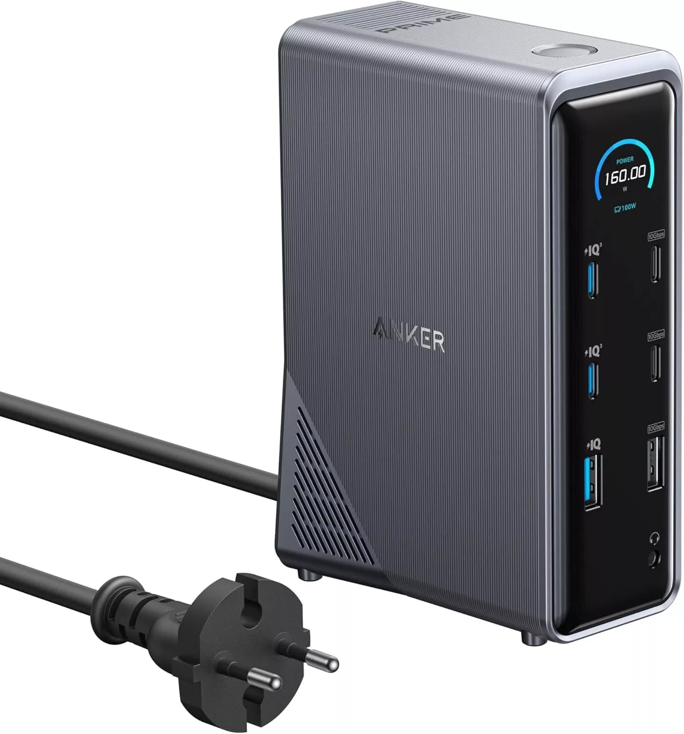Hub Multifunkcionalni Anker Prime 737, 2 x USB-A 3.0 - 3 x USB-A - 5 x USB-C - 2 x HDMI - 1 x Jack 3.5mm - 1 x RJ45, Crni A83B63A1