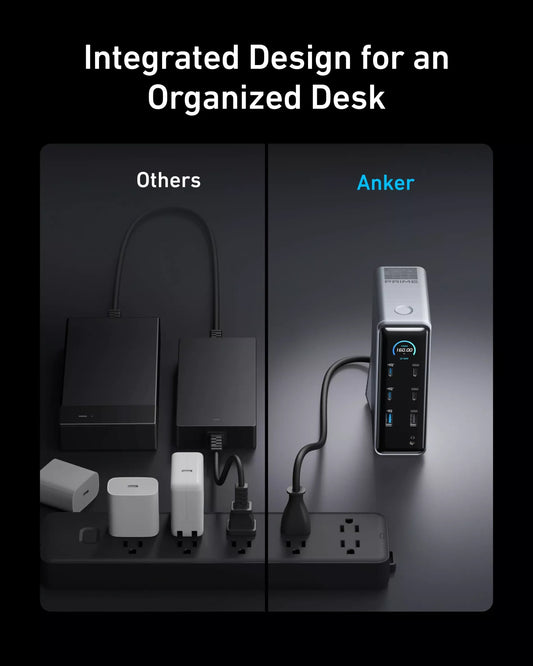 Hub Multifunkcionalni Anker Prime 737, 2 x USB-A 3.0 - 3 x USB-A - 5 x USB-C - 2 x HDMI - 1 x Jack 3.5mm - 1 x RJ45, Crni A83B63A1