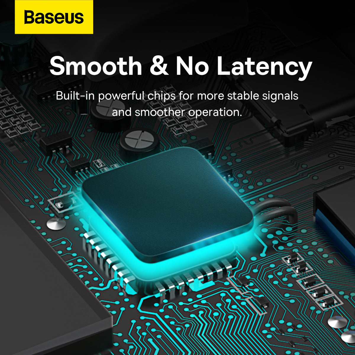 USB-C Hub Baseus Lite, 4 x USB-A 3.2, 2m, Beli