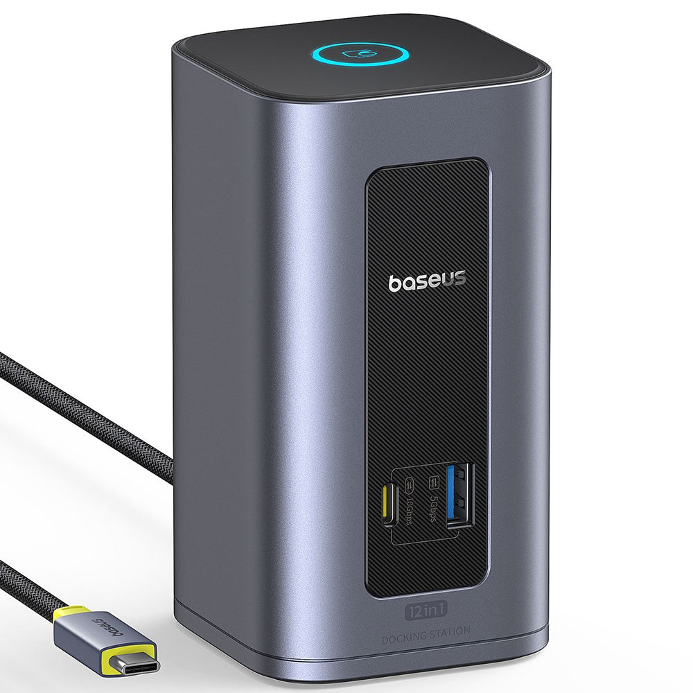 Multifunkcionalni Hub Baseus Nomos NU1 Air Spacemate, 12in1, Sivi B0114400
