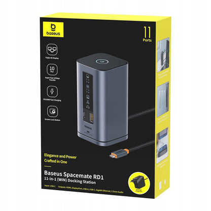 Hub Multifunkcionalni Baseus Spacemate, 11in1, Sivi B0112701