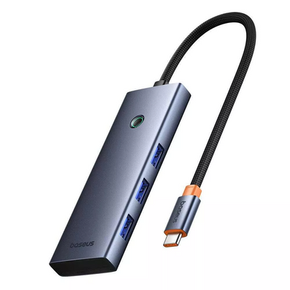 Hub USB-C Baseus UltraJoy, 3 x USB-A 3.0 - 1 x USB-C - 1 x HDMI - 1 x SD - 1 x microSD, Sivi B00052803811-03