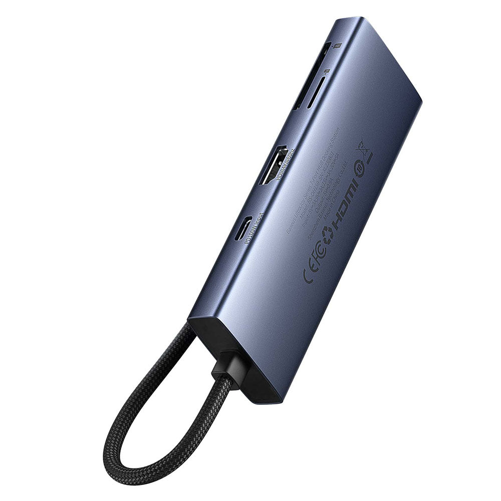Hub USB-C Baseus UltraJoy, 3 x USB-A 3.0 - 1 x USB-C - 1 x HDMI - 1 x SD - 1 x microSD, Sivi B00052803811-00