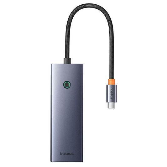 Hub USB-C Baseus UltraJoy, 3 x USB-A 3.0 - 1 x USB-C - 1 x HDMI - 1 x SD - 1 x microSD, Sivi B00052803811-03