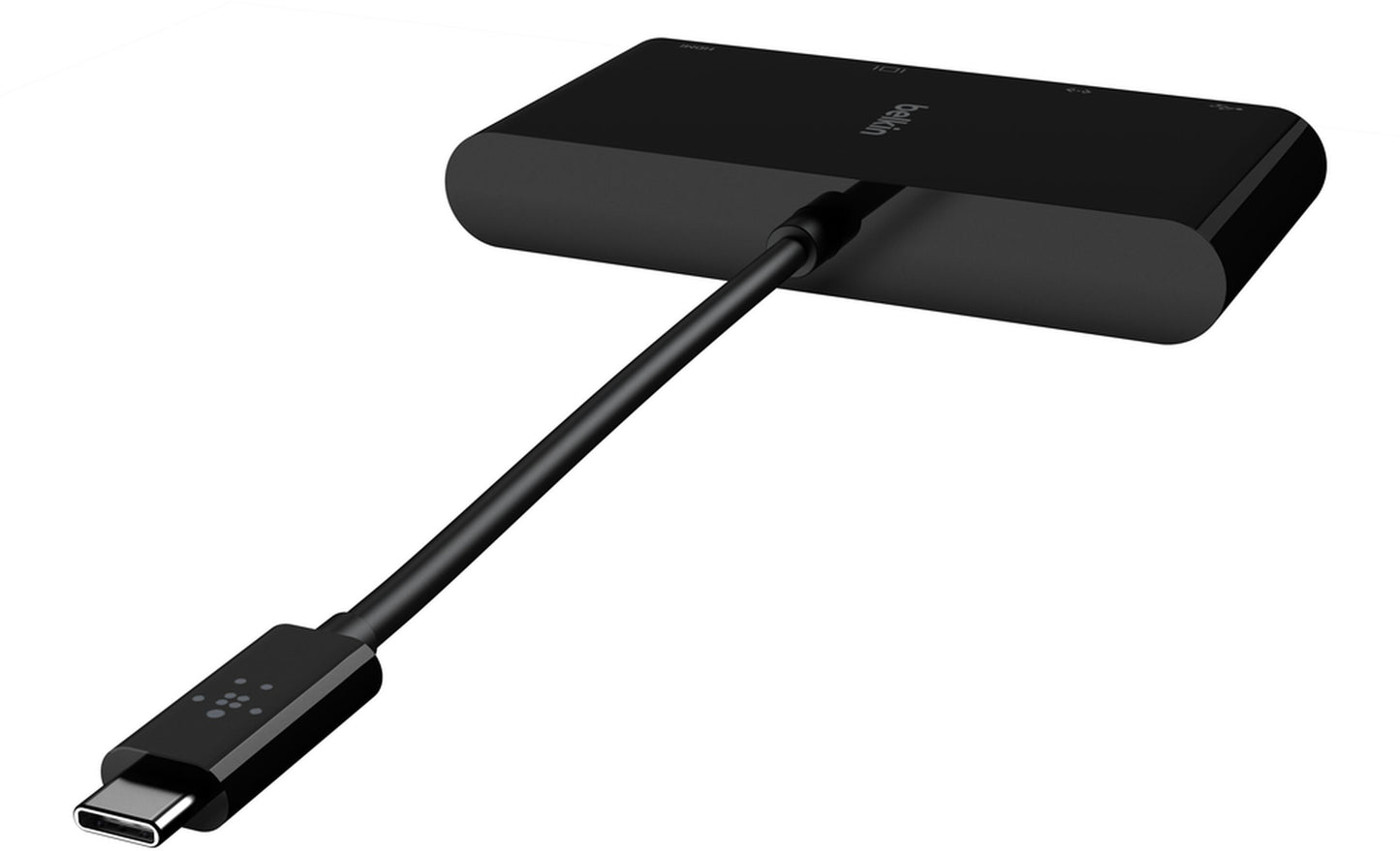 Hub USB-C Belkin Connect, 1 x USB-A 3.0 - 1 x HDMI - 1 x VGA - 1 x RJ45, Crna AVC005btBK