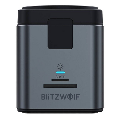 USB-C Hub sa Bežičnim Punjenjem QI BlitzWolf BW-TH17, 9u1, Crna