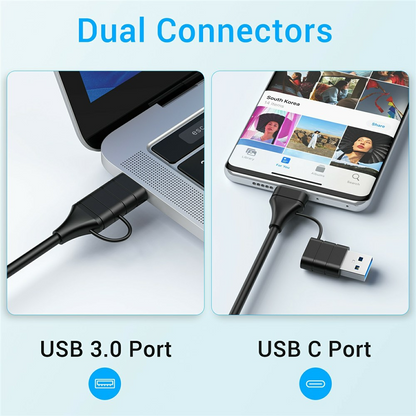 Hub USB-C sa bežičnim punjenjem QI OEM YC7209, 10in1, Siva