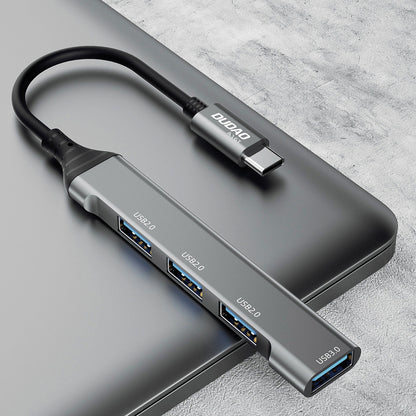 USB-C Hub Dudao A16T, 1 x USB-A 3.0 - 3 x USB-A, Crni