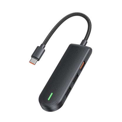 Hub USB-C McDodo HU-1430 Star, 5in1, Crni
