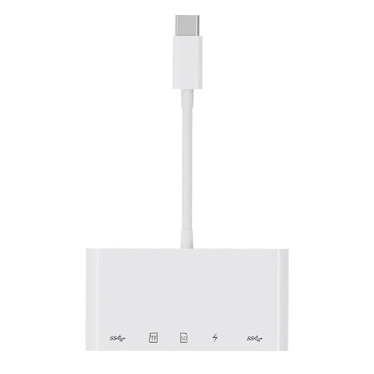 Hub USB-C OEM NK-1032TC, 2 x USB-A - 1 x USB-C - 1 x SD - 1 x microSD, Beli
