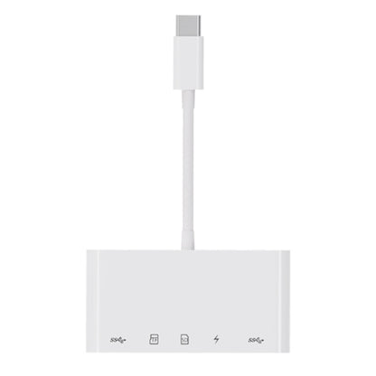 Hub USB-C OEM NK-1032TC, 2 x USB-A - 1 x USB-C - 1 x SD - 1 x microSD, Beli