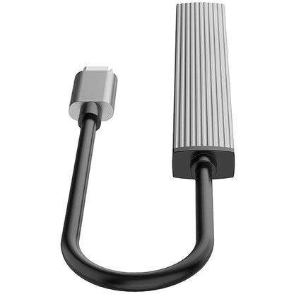 Hub USB-C Orico AH-A13, 1 x USB-A 3.0 - 3 x USB-A, Sivi