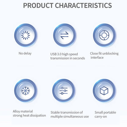 Hub USB-C Techsuit H12 ZenithDock, 4in1, Sivi
