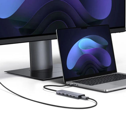 Hub USB-C UGREEN CM511 (75586), 6in1, Sivi