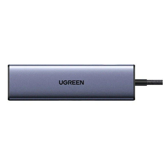 Hub USB-C UGREEN CM511 (75642), 6in1, Sivi