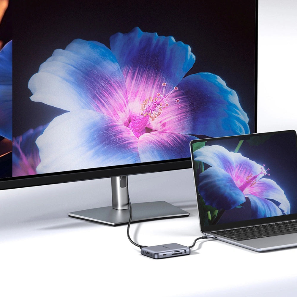 Hub USB-C UGREEN CM896 (65759), 7in1, Sivi