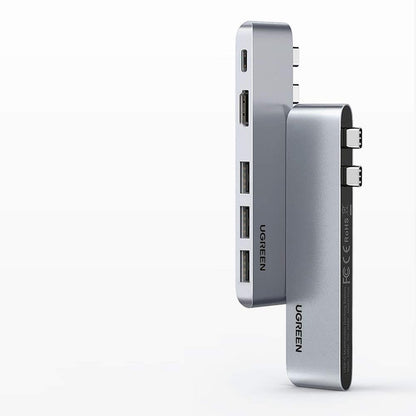 USB-C Hub UGREEN za Apple MacBook Pro / Air Series, 3 x USB-A 3.0 - 1 x USB-C - 1 x HDMI, Siva