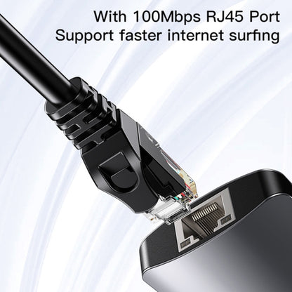 Hub USB-C Yesido HB15, 6in1, Sivi