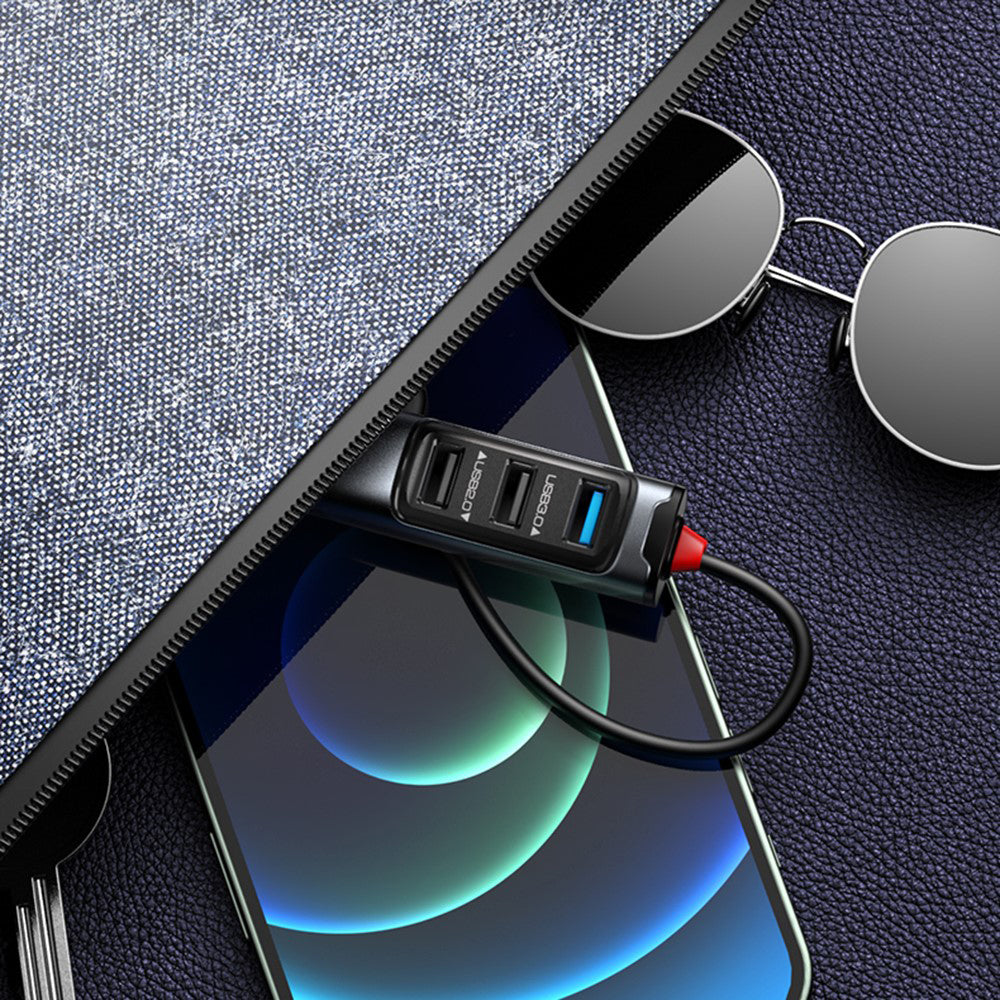 Hub USB-C Yesido HB23, 5in1, Sivi