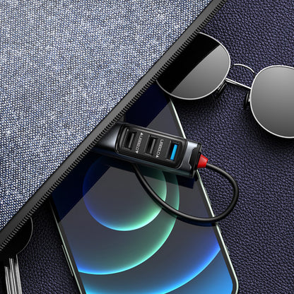 Hub USB-C Yesido HB23, 5in1, Sivi