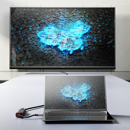 Hub USB-C Yesido HB24, 5in1, Sivi