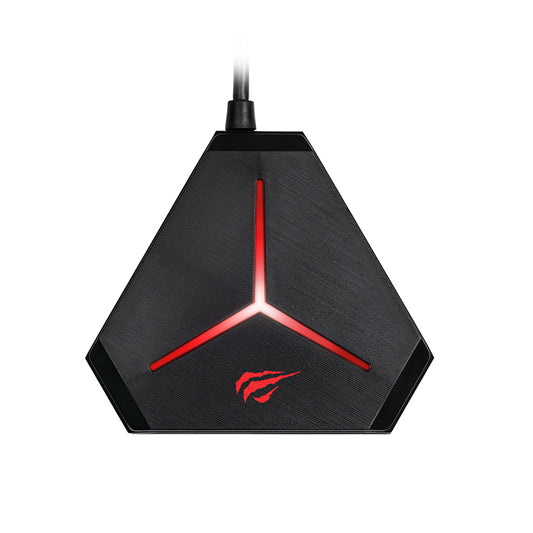 Hub USB HAVIT H95, 10u1, Crni