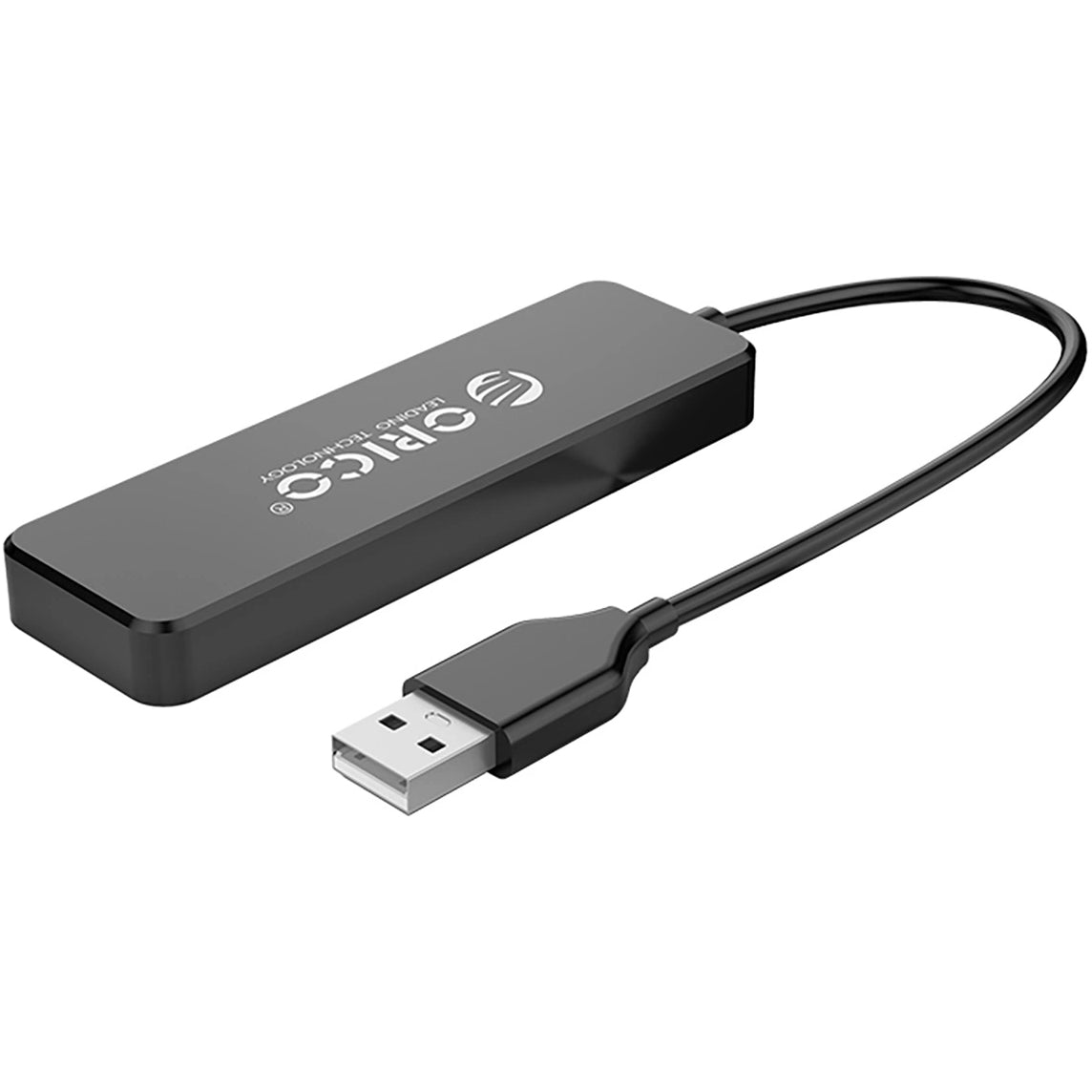 Hub USB Orico FL01, 4 x USB-A, Crni