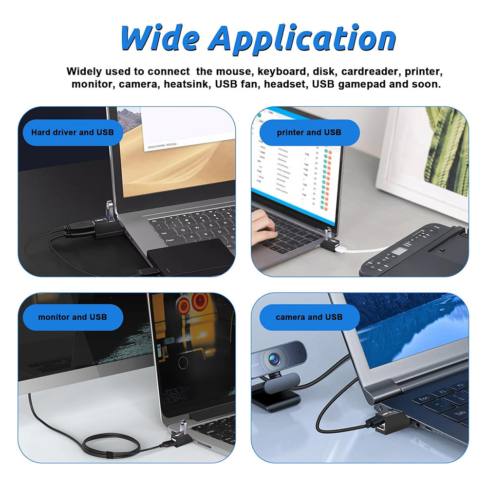 Hub USB Techsuit H11 EchoLink, 3u1, Crni