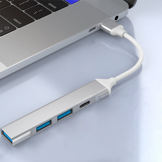 USB Hub Techsuit H19 PolarisBridge, 4in1, Sivo Beli