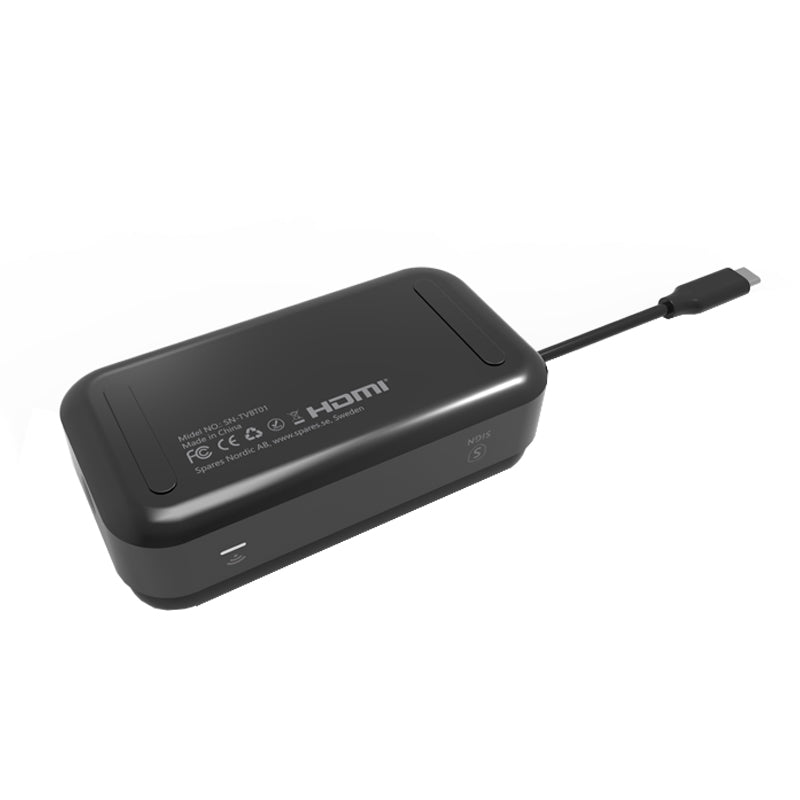 USB-C Hub SiGN, 1 x USB-C - 1 x HDMI - 1 x VGA - 1 x Jack 3.5mm, Crni SN-TVBT01