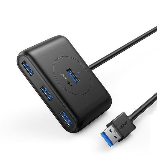 Hub USB UGREEN CR113, 4 x USB-A 3.0, 1m, Crni