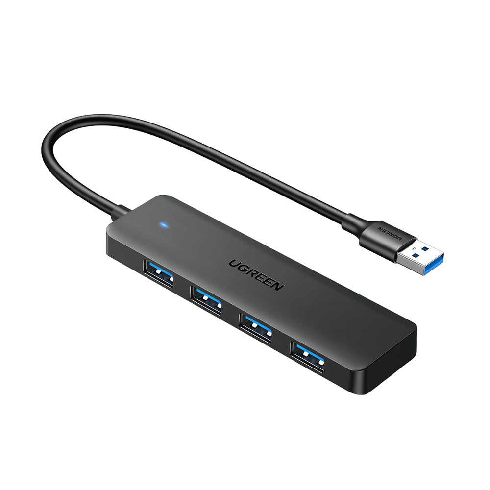 Hub USB UGREEN CM219 (25851), 4 x USB-A 3.0, Crni