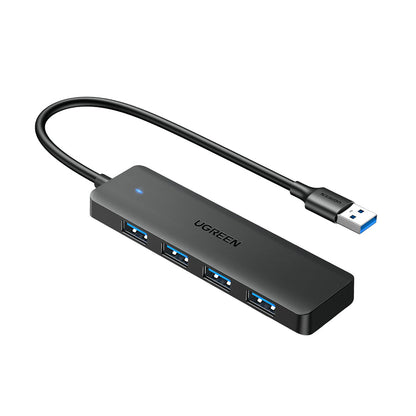 Hub USB UGREEN CM219 (25851), 4 x USB-A 3.0, Crni