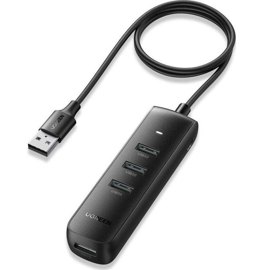 Hub USB UGREEN CM416, 4 x USB-A 3.0, 1m, Crni