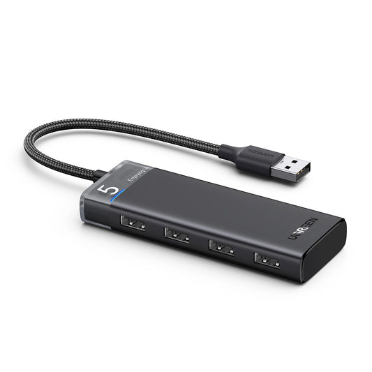 USB hub UGREEN CM653, 4 x USB-A 3.0, crni
