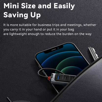 Hub USB / USB-C Yesido HB21, 5in1, Sivi