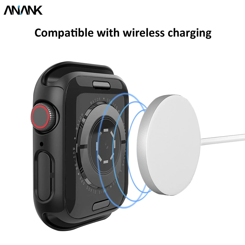 Anank Screen Guard futrola za Apple Watch Series 7 41mm, Crna