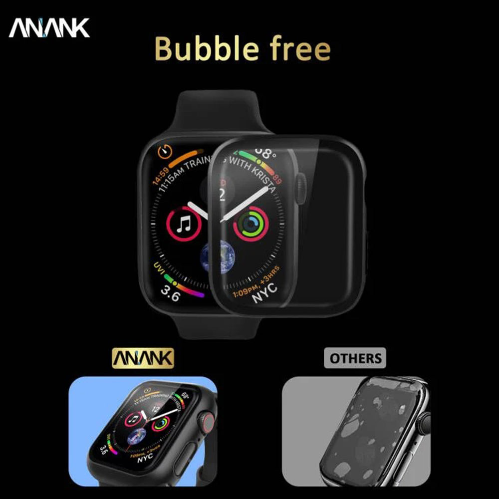 Anank Screen Guard futrola za Apple Watch Series 7 41mm, Crna
