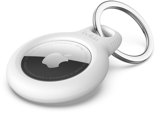 Futrola Belkin Key Ring za Apple AirTag, Bela F8W973btWHT