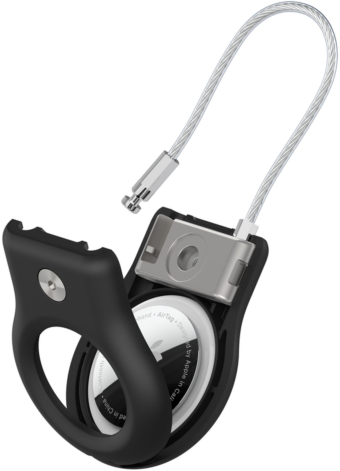 Futrola Belkin Wire Cable za Apple AirTag, Crna MSC009btBK