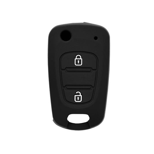 Futrola za auto ključeve Techsuit 2003.04 za Hyundai Elantra / Kia Picanto, Crna